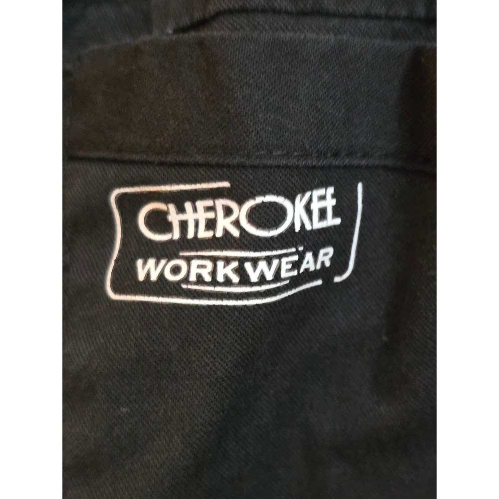 Cherokee Workwear Black Scrub Pants Cargo Pockets Drawstring Waist‎ 2XLT /0292 - Picture 3 of 4